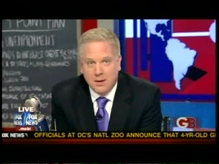 Right on cue: Beck introduces new chart to declare jobs summit a "wrecking ball"