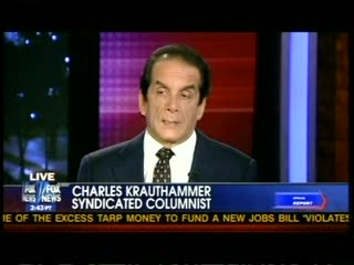 Krauthammer: "Environmentalism is the new Socialism"