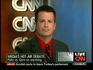 On Reliable Sources&sbquo;  Aravosis slams Palin’s Wash. Post op-ed: "[S]he was putting out junk science"