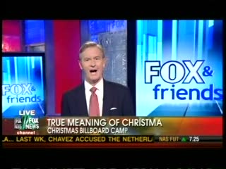 Fox & Friends promotes  billboards purporting to speak for Jesus against the greeting&sbquo;  "Happy Holidays"